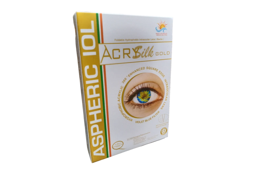 Acrysilk Gold Hydrophobic Aspheric  IOL